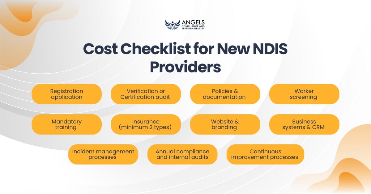 Cost Checklist for New NDIS Providers