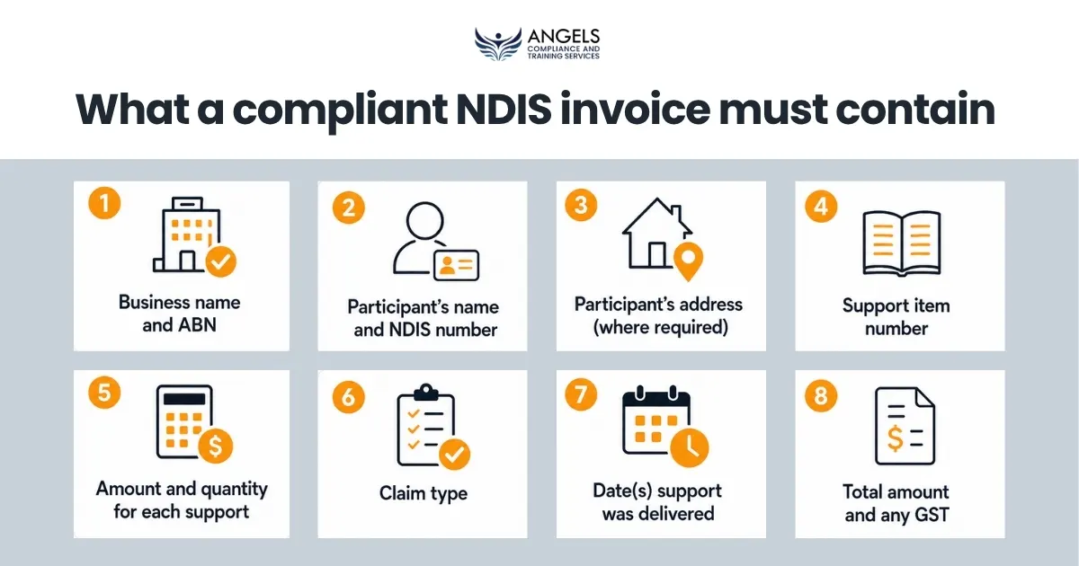 What a compliant NDIS invoice must contain 