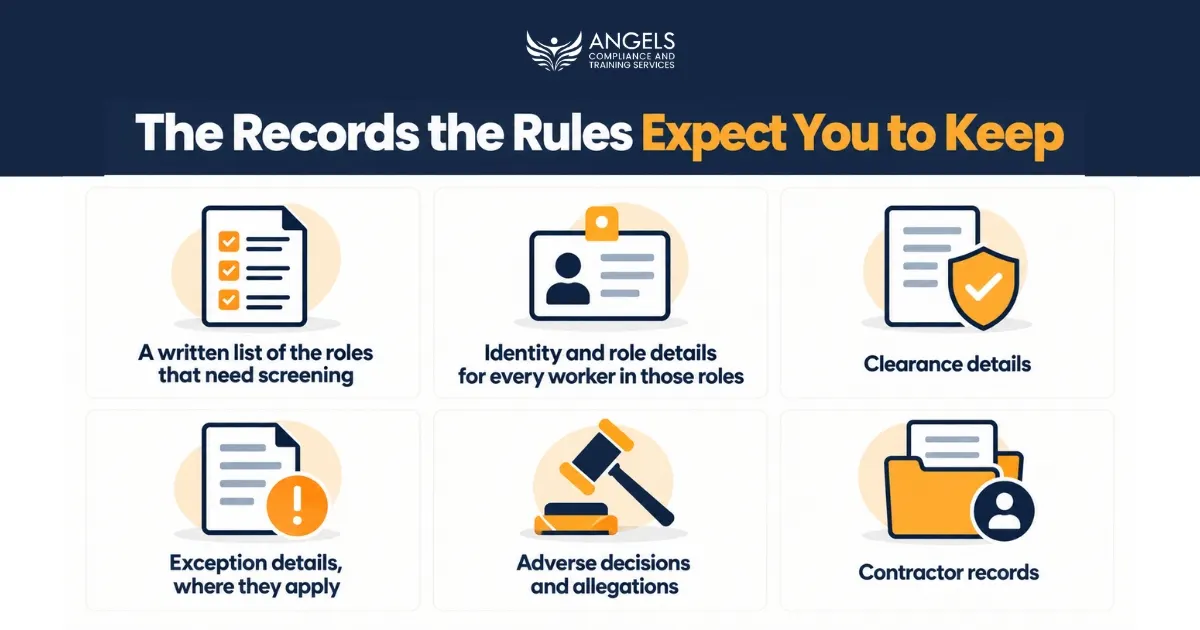 The Records the Rules Expect You to Keep 